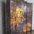 Chinese Chinese 8 Panel Black Coromandel Folding Screen W/Gilded & Hand Painted Intaglio Designs For Sale - Image 3 of 18