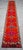 Textile Hand-Knotted Turkish Runner Rug. Bright Orange Narrow Hallway Decor Kitchen Rug - 2' X 12'4" For Sale - Image 7 of 16