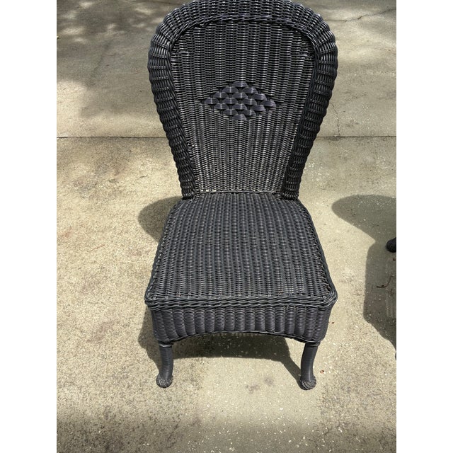 Timeless style meets lasting durability with the Classic Wicker Side Chair. Crafted with premium all-weather wicker, these...