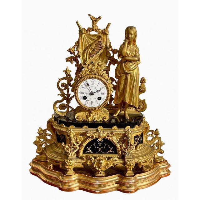 Bronze Samac Clock, 1890s For Sale - Image 11 of 11