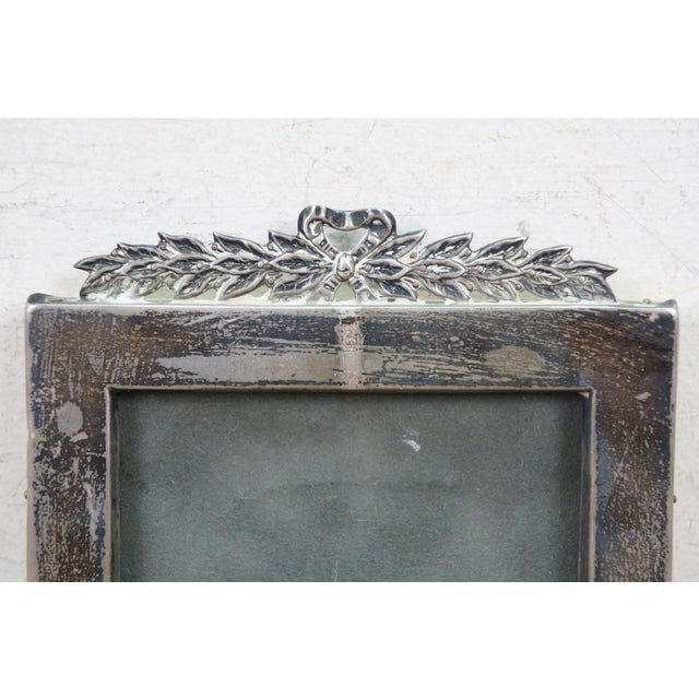 Antique Victorian JDWD James William Deakin Sterling Silver Picture Photo Frame For Sale - Image 6 of 12