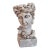 Figural Female Head Bust Planter 22" For Sale