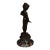 Patinated bronze figure titled Violet, attributed to American sculptor Edward Henry Berge (1876–1924). The sculpture...
