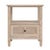 Spritely Home Accent Furniture Flagstaff 25 in. W Rectangular Cane 1 Drawer Nightstand with Top Open Shelf, Desert Sand For Sale - Image 4 of 8