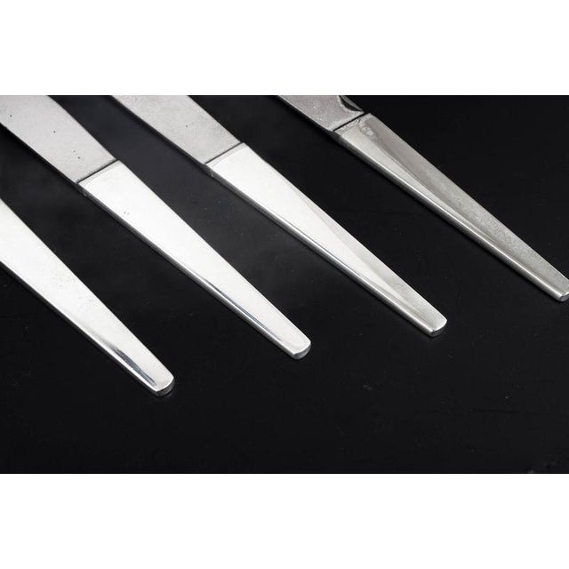 Caravel Dinner Knives by Henning Koppel for Georg Jensen, 1940s, Set of 4 For Sale - Image 3 of 6