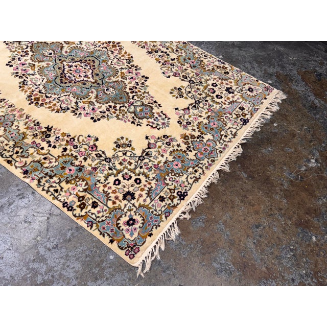 Textile 4ft 3in X 6ft 1in Hand Woven Aubusson Area Rug For Sale - Image 7 of 12