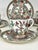 Coalport England Indian Tree porcelain cups and saucers Eight cups and saucers with the Indian tree pattern in richly...
