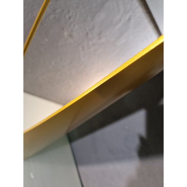 Gold Model Unghia Nail Lipstick Floor Mirror in Gold For Sale - Image 8 of 13