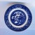 Vintage Blue Willow Luncheon (6) Plates, 1-chip, 9.25” dia., USA.