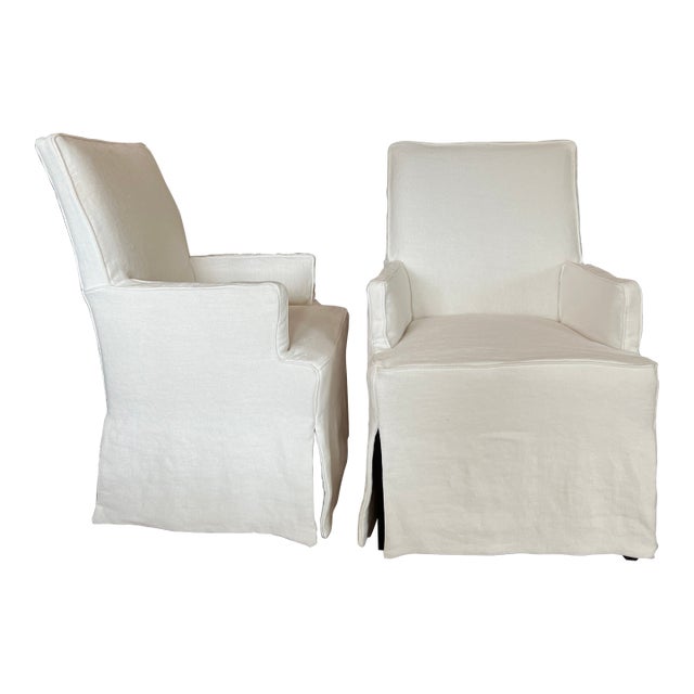 Custom Lee Industries Dining Chairs - Head Chairs- Set of 2 For Sale