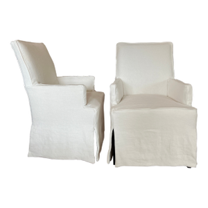 Custom Lee Industries Dining Chairs - Head Chairs- Set of 2