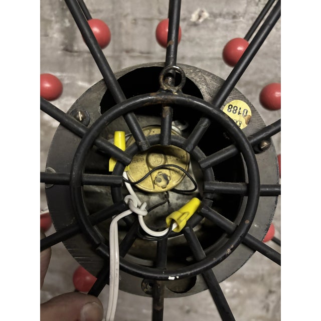 1950s Frederic Weinberg Wall Clock For Sale - Image 9 of 10