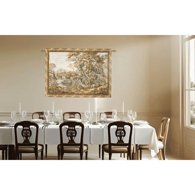 This beautiful tapestry is woven on a jacquard loom by skilled weavers, keeping alive the centuries old tradition of...