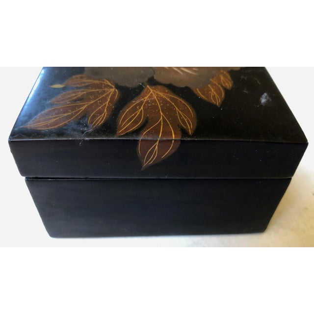 Japanese Japanese Floral Box For Sale - Image 3 of 6