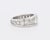 Art Deco Circa 1930 Art Deco Platinum Diamond Old Cut Band, 1.5 Carats, French For Sale - Image 3 of 4