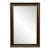 Vintage American Black & Gold Mirror For Sale