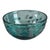 Glass Vintage Lenox Hand Blown Art Glass Teal Retro Fleck Splatter Bowl For Sale - Image 7 of 7