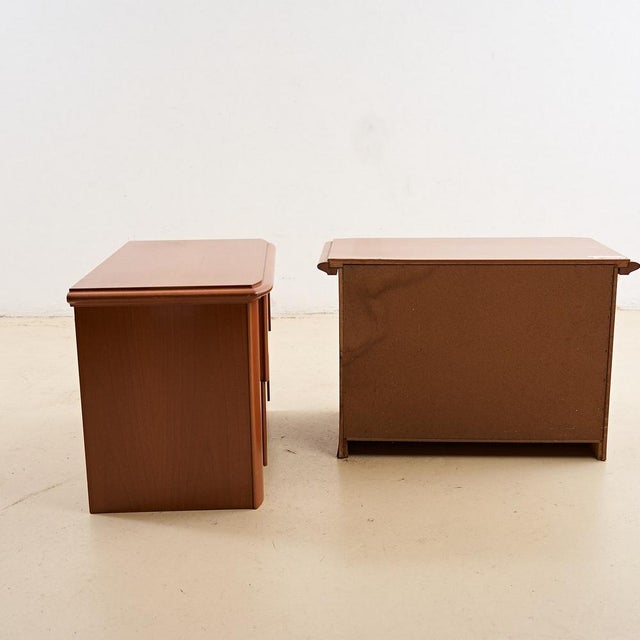 Modern Wooden Bedside Tables, Set of 2 For Sale - Image 5 of 7