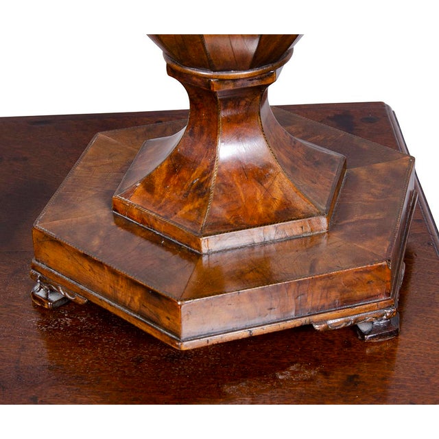Pair of Regency Mahogany Knife Urns For Sale - Image 12 of 13