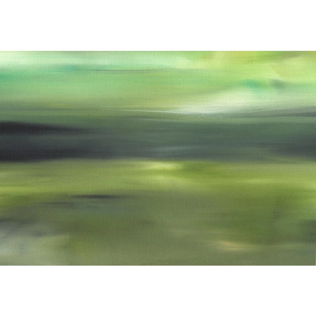 "Magnetize (#2 in Series)" Original Abstract Landscape Painting For Sale - Image 4 of 6