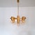 Nine-armed large sputnik chandelier attributed to hans-agne-jakobsson from the 1960s. The chandelier is made of solid...