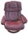 Ekornes ASA Ekornes Stressless Vegas (Large) Scandinavian Burgundy Leather Size Large Recliner & Ottoman For Sale - Image 4 of 5