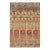 Rug and Kilim’s Distressed Style Rug in Warm Polychromatic Geometric Patterns For Sale