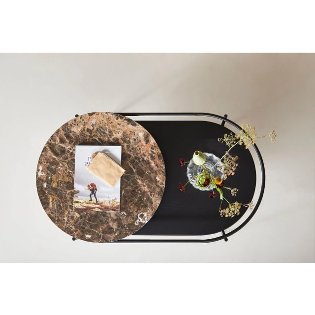 Verde Coffee Brown Table by Rikke Frost For Sale - Image 6 of 12