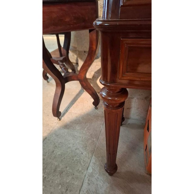 Wood Antique Mahogany Secretary, 1890 For Sale - Image 7 of 8