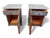 Vintage Bedside Tables with Carrara Marble, 1930s, Set of 2 For Sale - Image 6 of 10
