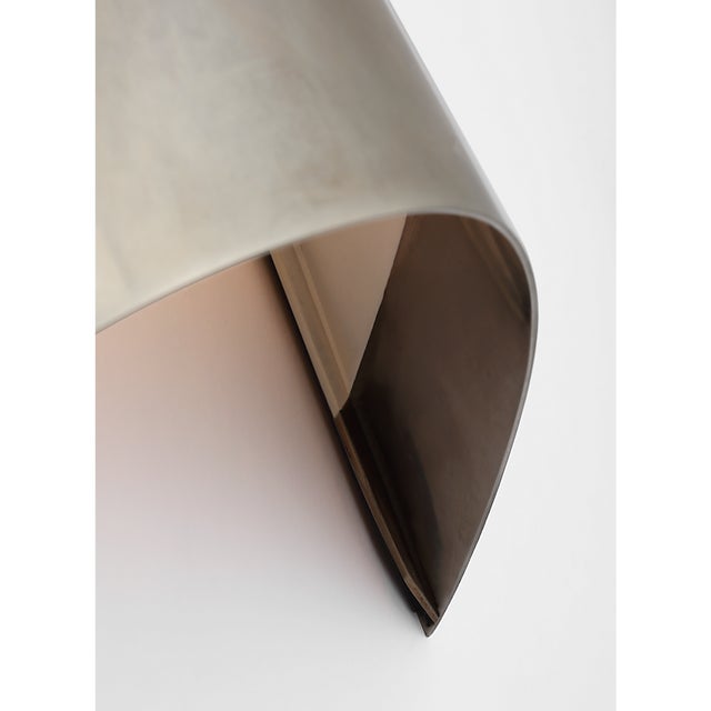 Visual Comfort Kelly Wearstler for Visual Comfort Signature Piel 14" Indoor/Outdoor Wall Wash in Pewter For Sale - Image 4 of 9