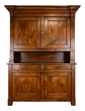 Empire Cupboard in Oak and Walnut