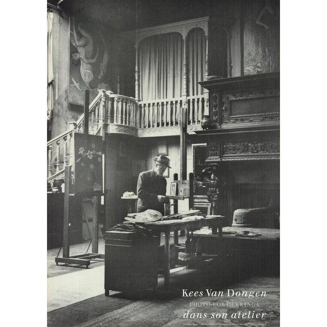 1989 Kees van Dongen 'Dans Son Atelier' Black & White Italy Offset Photography Lithograph For Sale - Image 4 of 4