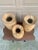 Contemporary Set of 3 Antique Hand-Turned Bleached Wood Vessels For Sale - Image 3 of 11