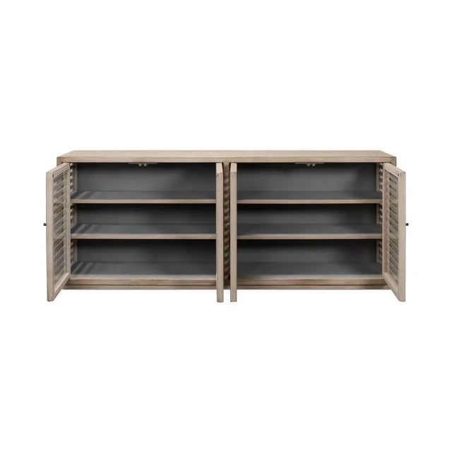 Coastal Gray Coastal Style Sideboard For Sale - Image 3 of 10