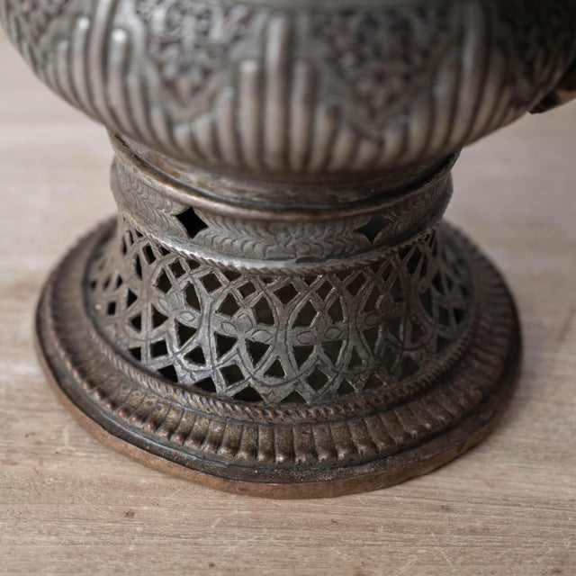 Islamic Tinned-Copper Coffee Pot With Brass Handle, c.1880 For Sale - Image 14 of 15