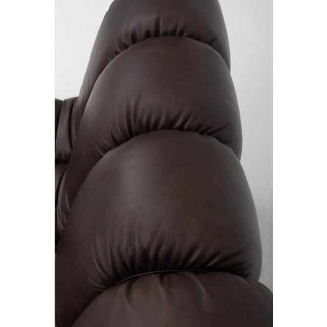 De Sede Ds-600 Non-Stop Sofa in Deep Espresso Brown Leather, 1980s For Sale - Image 12 of 18