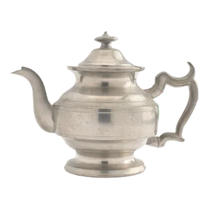Woodbury Pewter Academic Revival Pewter Holloware Teapot, 1952