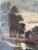 Vintage Original Riverside Cottage Print, Signed Landscape Art, 1970s For Sale - Image 10 of 14