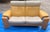 Mid-Century Modern Ekornes Stressless Mid Century Modern Leather Reclining Sofa and Loveseat For Sale - Image 3 of 14