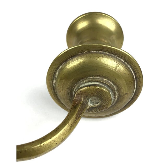 Georgian 18th Century Brass Wall Sconce For Sale - Image 9 of 10