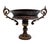 Antique Heavy Metal Gothic Revival Trophy Urn Bowl With Ornate Scroll Handles – Neoclassical / Gothic For Sale - Image 12 of 12