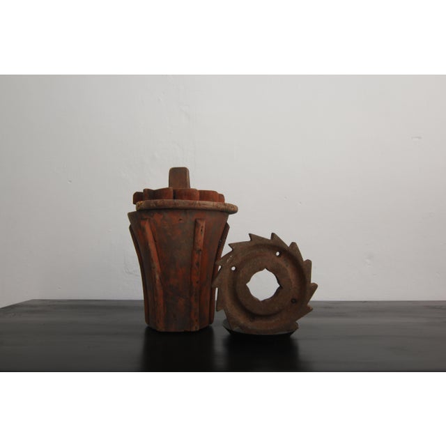 Wood Early 20th Century Wooden Casting Pattern Object with Original Patina, 1890s For Sale - Image 7 of 18