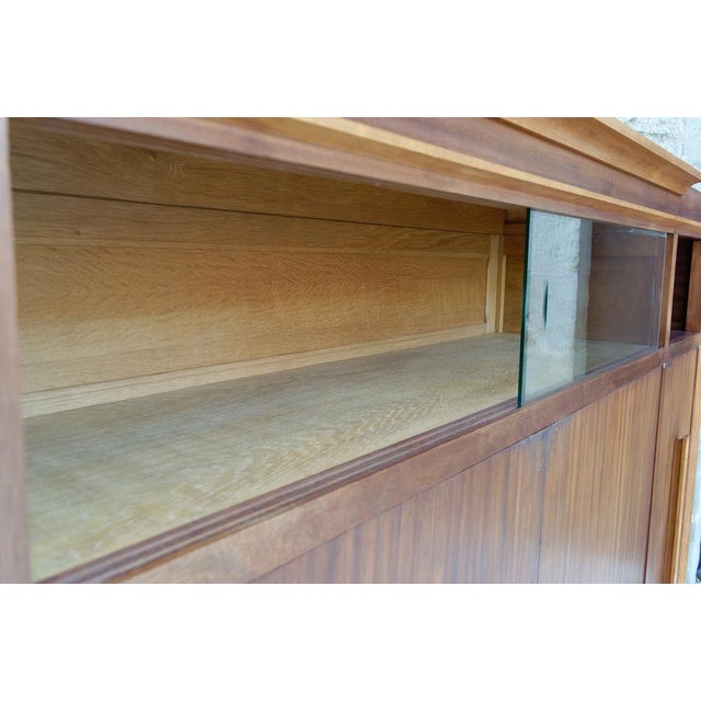 Modernist Art Deco Bookcase / Cabinet attributed to Auguste Vallin, France, 1930s For Sale - Image 18 of 18