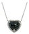 5.11 Carat Black Diamond White Diamond White Gold Chain Necklace For Sale
