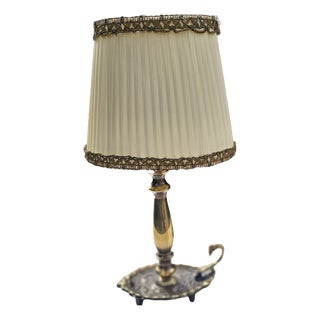 Brass Table Lamp, 1970s For Sale