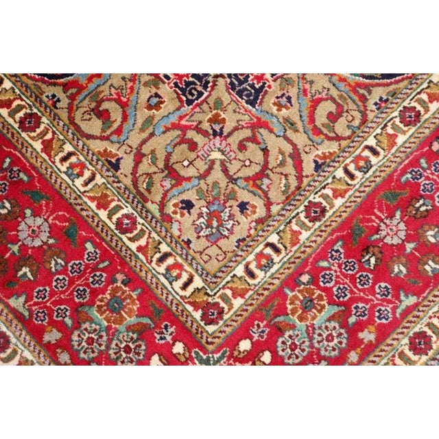 Middle Eastern Hand-Knotted Tabriz Rug For Sale - Image 6 of 11