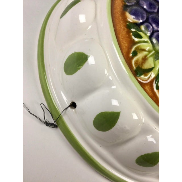 Vintage Ceramic Fruit Theme Hanging Mold For Sale - Image 10 of 11