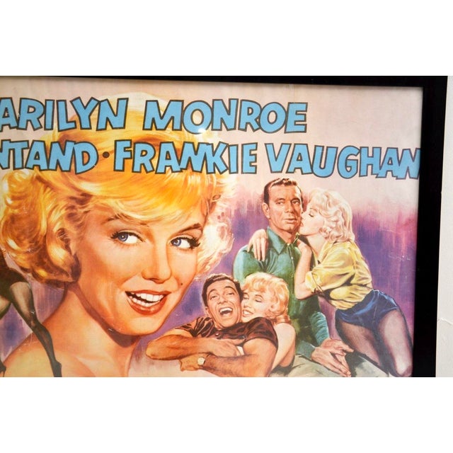 Vintage Framed Marilyn Monroe Let’s Make Love Film Poster For Sale - Image 4 of 8