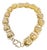 Heart Link 24 Karat Pure Yellow Gold Solid Bracelet, 16.5 Gm, 6.8 Inch For Sale